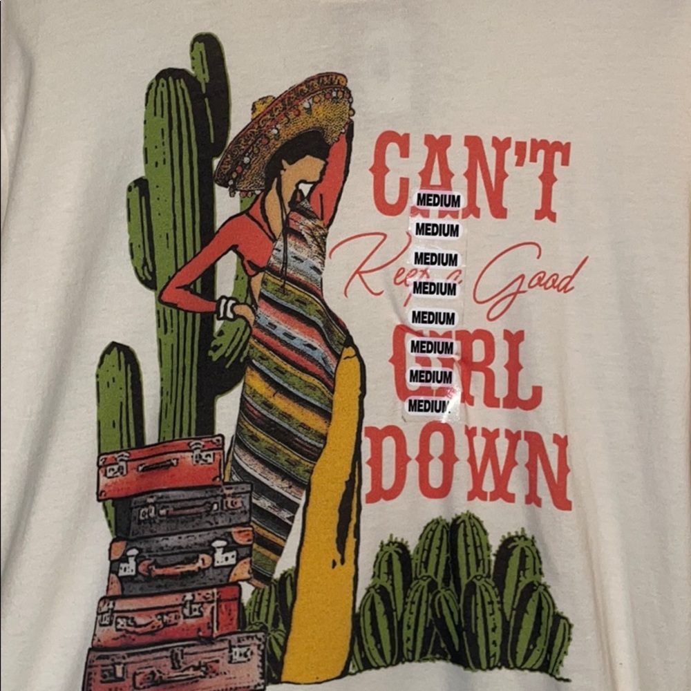“Can’t keep a good girl down” T-shirt